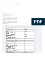 Elementos del Estado de Costos de Producción