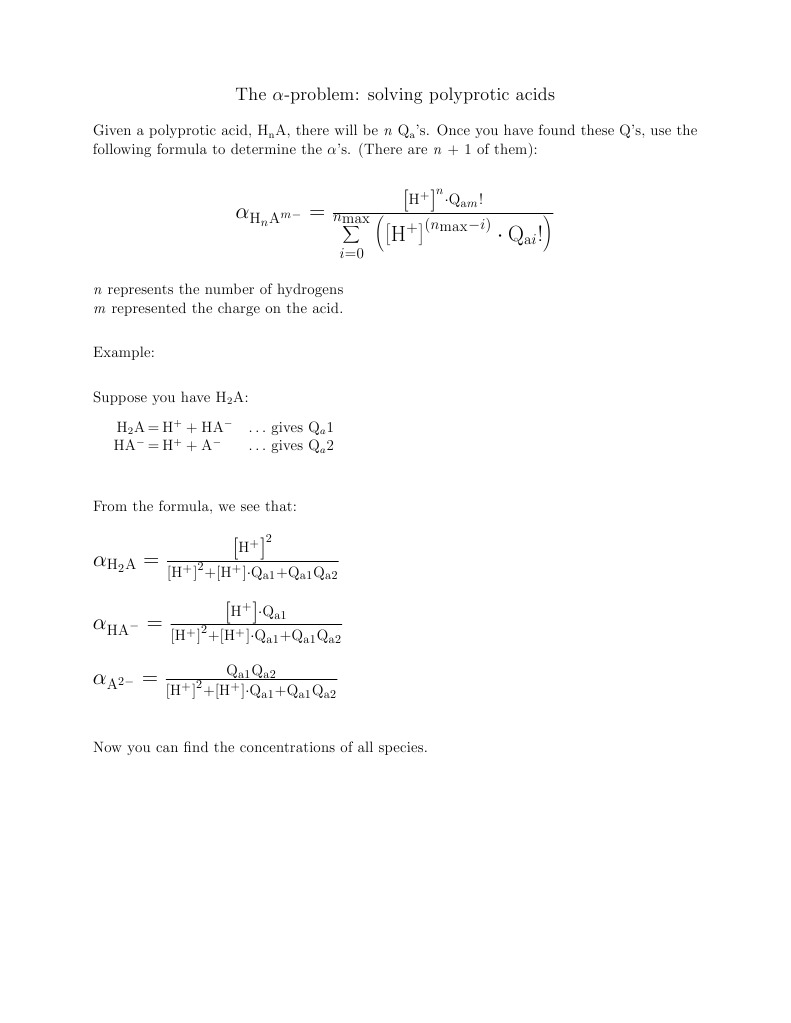 Poly Protic Acid Determination | PDF