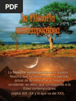 Tema 52 Introduccion A La Filosofia Contemporanea