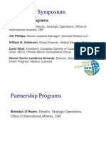 2011 Trade Symposium Partnership Program Highlights
