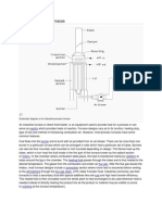 Schematic diagram of an industrial process furnace