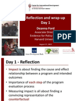 E. Reflection and WrapUp - Day 1