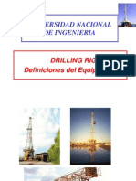 Universidad Nacional de Ingenieria: Drilling Rig Definiciones Del Equipamiento