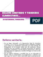 Relleno Sanitario y Tiraderos Clandestinos en Matamoros Tamaulipas.