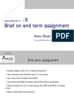 Brief On End Term Assignment