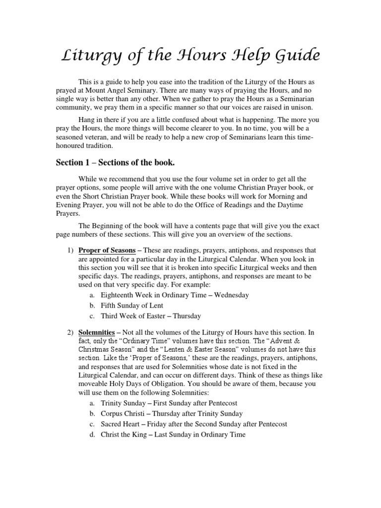 Image Result For What Is The Liturgy Of The Hours Complete Guide To Catholic Daily Prayer