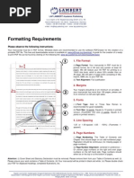 Formatting Requirements