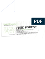 Fred Forest Sur Websynradio