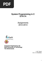 Assignments System Programming in C