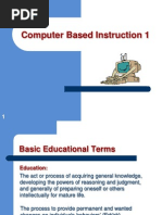 Computer Based Instruction 1