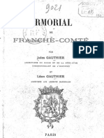 Armorial de France Comté Par Jules Et Léon Gauthier