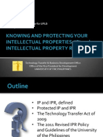 Knowing and Protecting Your Intellectual Properties and Intellectual Property Rights