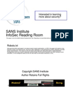 Sans Institute Infosec Reading Room: Interested in Learning More About Security?