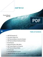 Introduction To SAP BI 4.0