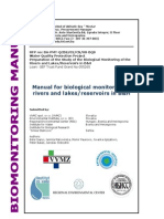 Manual For Biological Monitoring of Rivers and Lakes/reservoirs in B&H