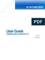 User Guide - Primavera Express 7 - v1