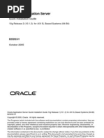 OAS Quick Instal Guide For AIX 5L