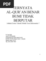 Download Ternyata Alquran Benar Bumi Tidak Berputar Adakah Yahudi Dibalik Teori Heliosentris by Najip Ali Munajat SN106801783 doc pdf