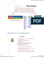 Calendar Ortodox - Icoane - Sinaxar