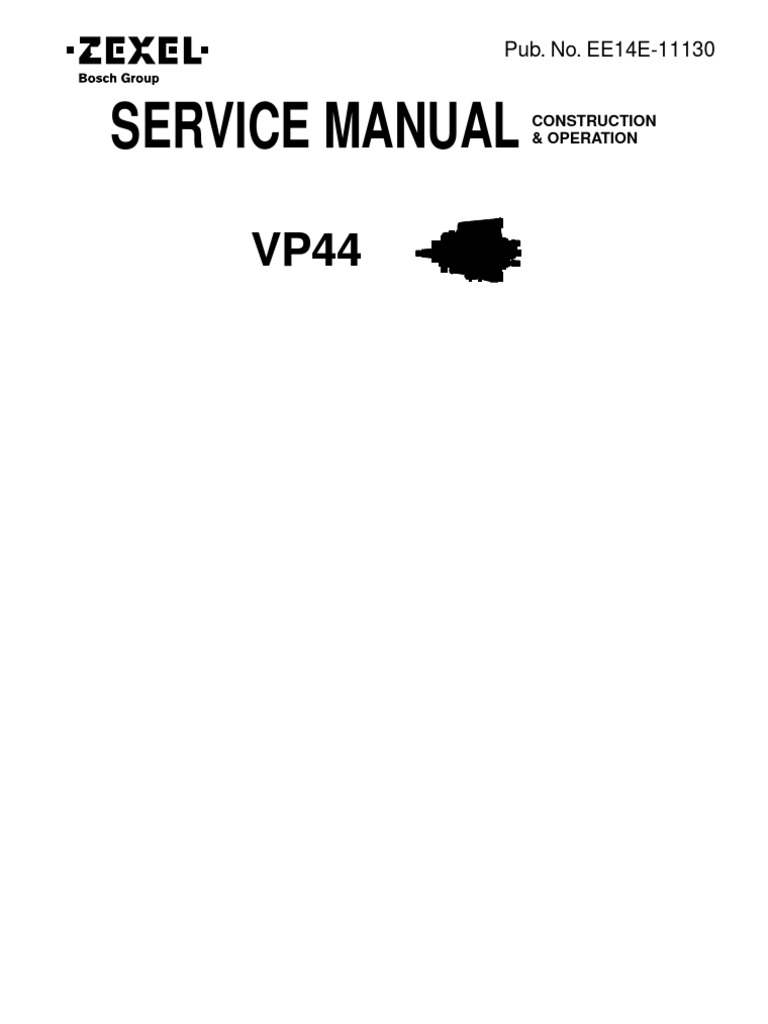 Vp44 injection pump repair manual service center