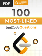 Top 100 Liked LeetCode Problems | PDF | Algorithms And Data Structures ...