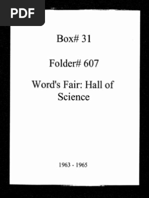 World's Fair: Hall of Science