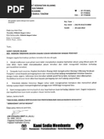 CONTOH Surat Rasmi Permohonan