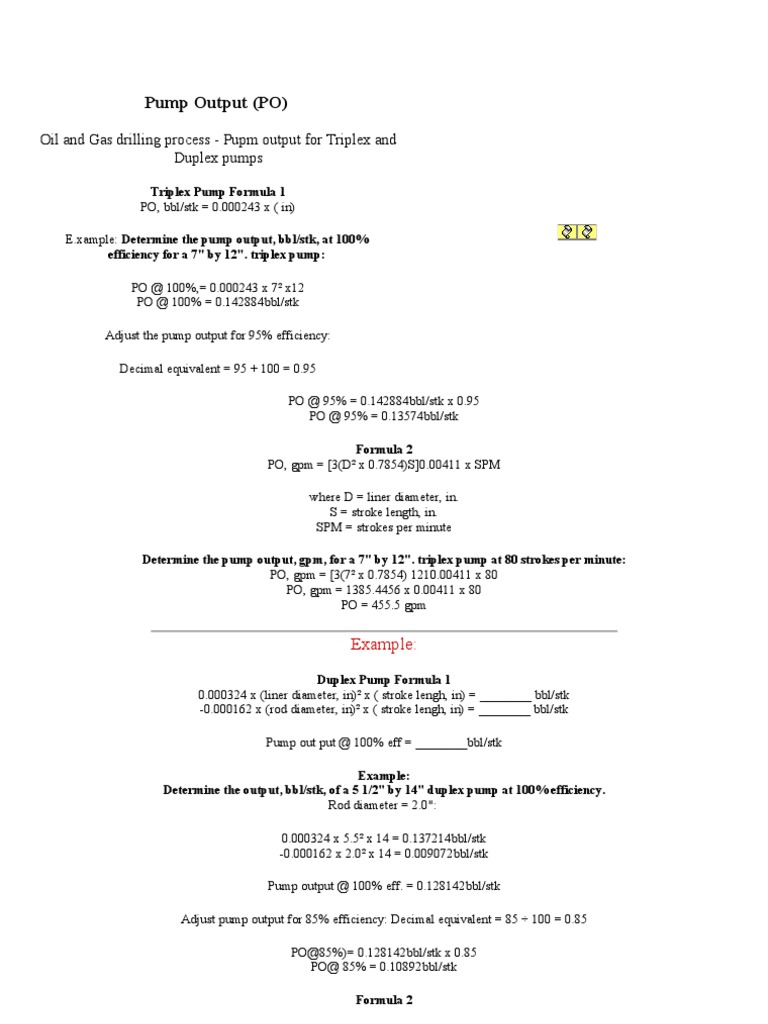 Pump Output PDF Pump Flow Measurement