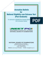 NEET PG 2013 Information Booklet FINAL