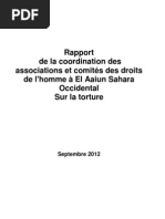 Rapport de CACDH Torture Fr