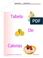 Livro Tabela de Calorias