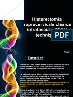 Histerectomia Supracervicala Clasica Intrafasciala (CISH Technique)