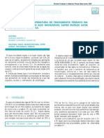 Influência Da Temperatura de Tratamento Térmico Na