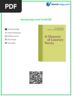 Literary Terms Dictionary Overview | PDF