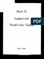 World's Fair: Tickets