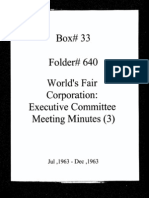 World's Fair Corporation: Executive Committee Meeting Minutes 4