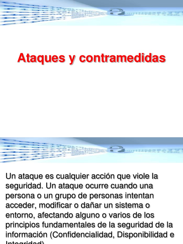 Contramedidas en Ciberseguridad | PDF | Ataque de denegación de ...