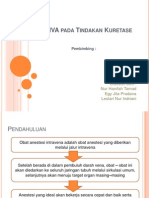 TIVA Pada Tindakan Kuretase