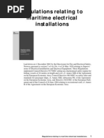 Regulations Maritime Electrical Installations