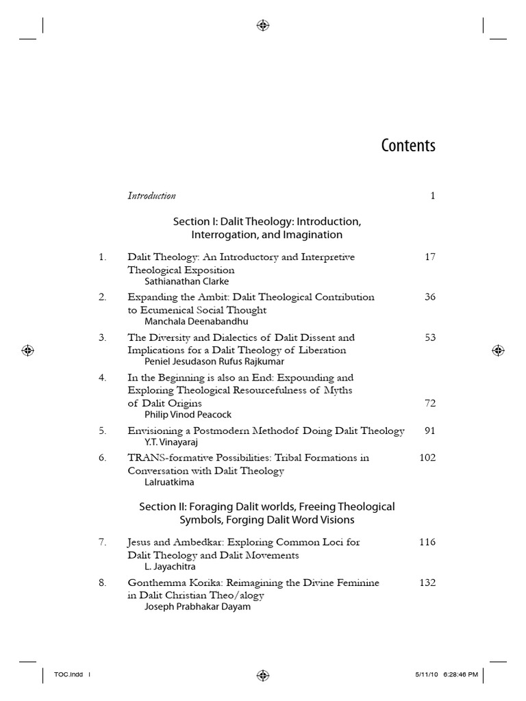 Dalit Theology in The 21st Century Discordant Voices Discerning ...