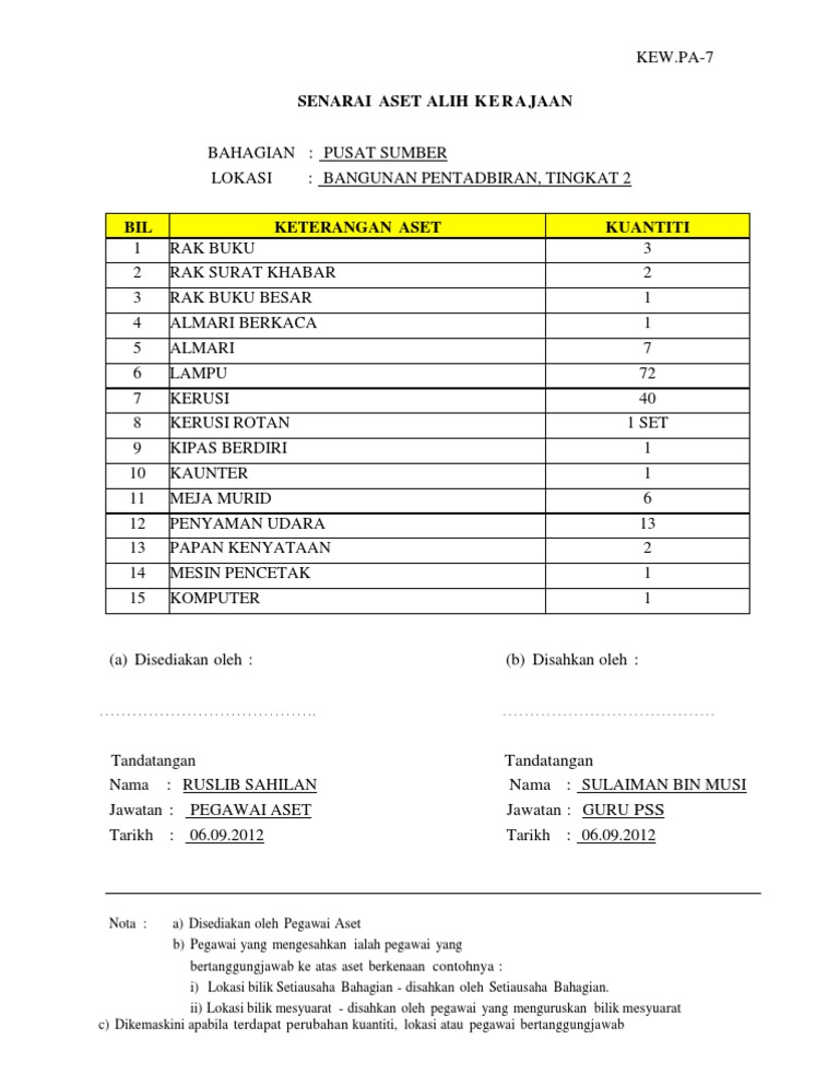 Kew Pa 7 Pdf