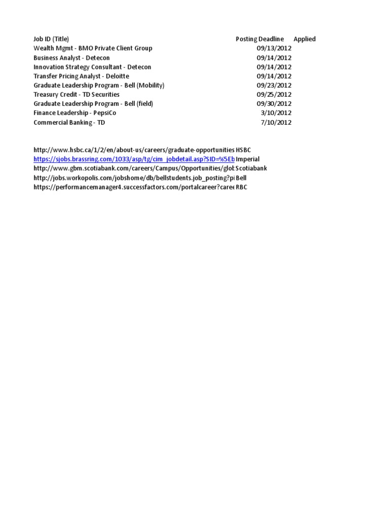 Job Opportunities for Graduates | PDF