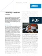 MinimaxX Application Note GPS Analysis Methods