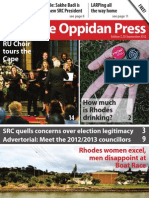 The Oppidan Press - Edition 7 - 2012