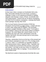 Sample Meal Plan and Menu For One Day | PDF | Meal | Lunch