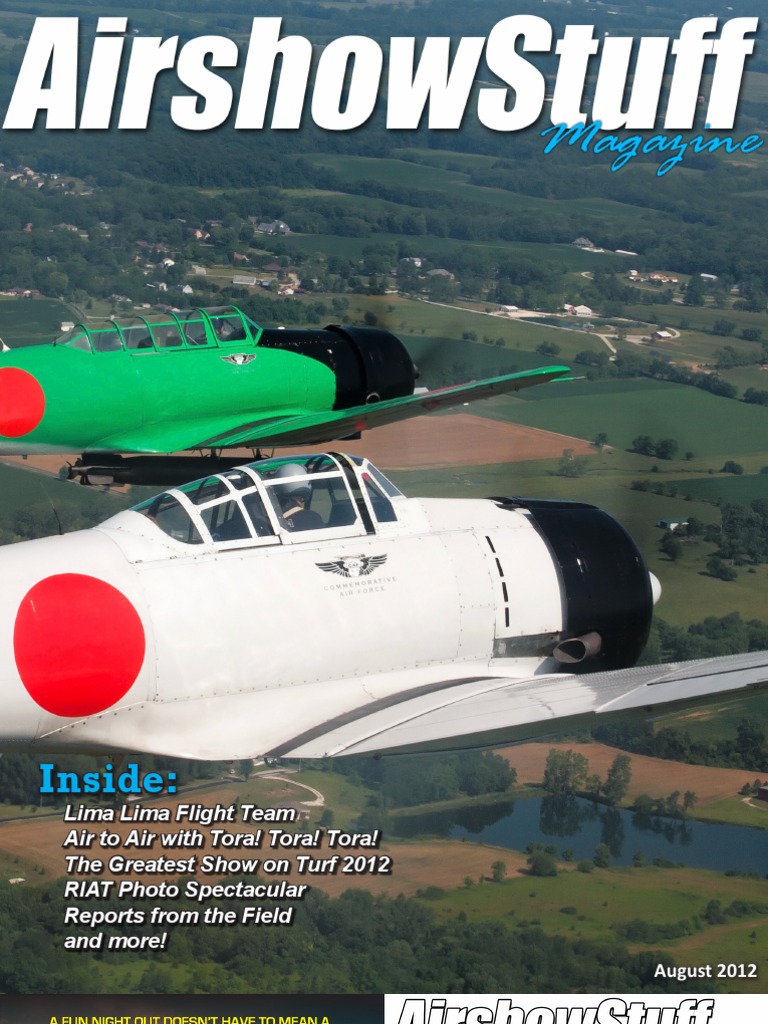 Air Show Stuff Magazine - Aug 2012 | PDF | Airplane | Airport
