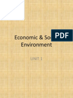 Economic &amp; Social Environment