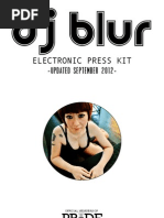 Download Dj Blur Press Kit Updated SEPT 2012 PDF by Anna BlurBlur SN106898490 doc pdf