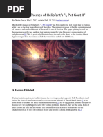 The Hidden Themes of Heliofant's I, Pet Goat II