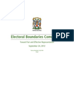 N.S. Electoral Boundaries Report (Final)